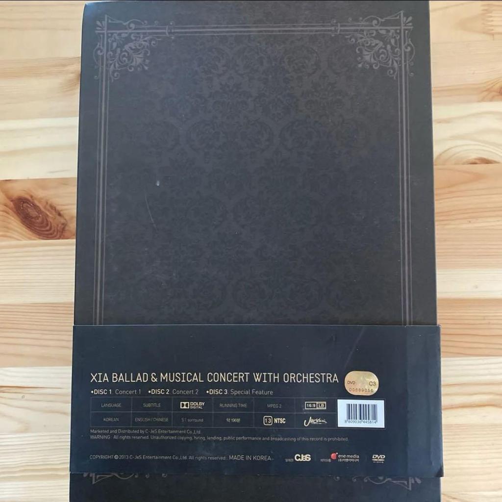 [USED] Used DVD XIA BALLAD & MUSICAL CONCERT Korean Version