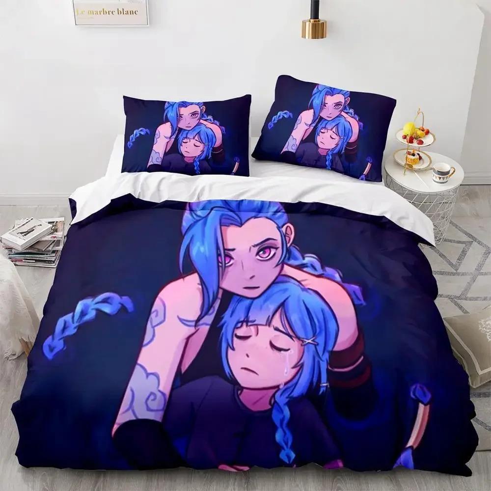 Runaway Lol Jinx Bettwäsche Set Einzel Twin Voll Königin King Size Bett Set Erwachsene Kind Schlafzimmer Bettbezug-set ropa de cama matrimonio