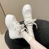 Fashion Hot Sales 8.5CM High Platform Sneakers Women Casual Sport Shoes Autumn Vulcanized Skateboard White Shoes Woman Chaussures Femme