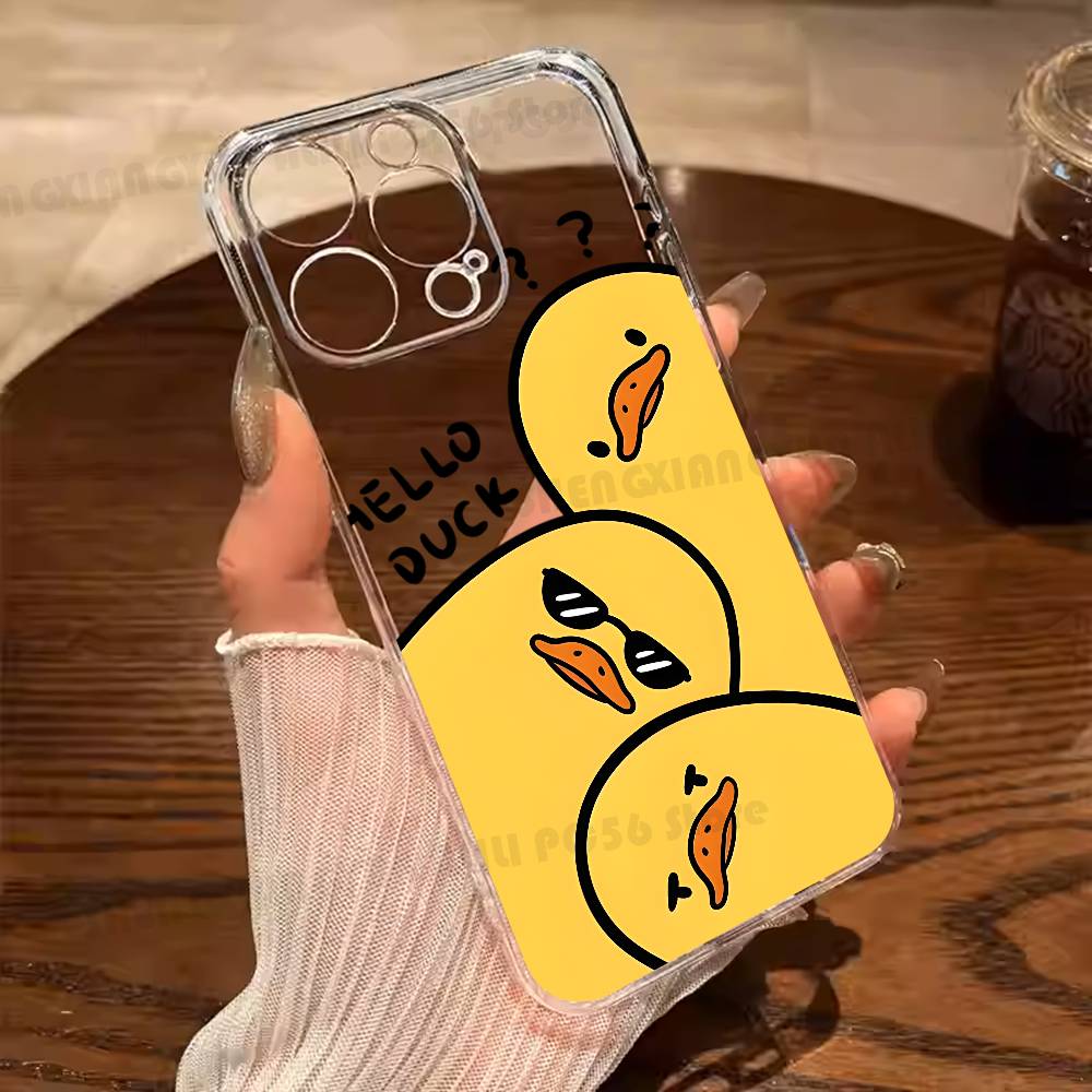 

Kawaii Ducks Phone Case For iPhone 17 16 15 14 13 12 11 Pro Max Mini Plus Antislip Shockproof Hard iPhone16pro