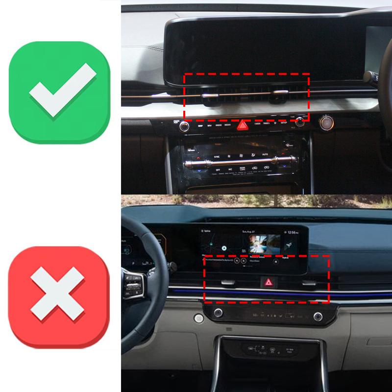 Stand Auto GPS Bracket Navigation for Kia Carnival KA4 Kia Sedona Grand Carnival    2024 Car Mobile Phone Holde