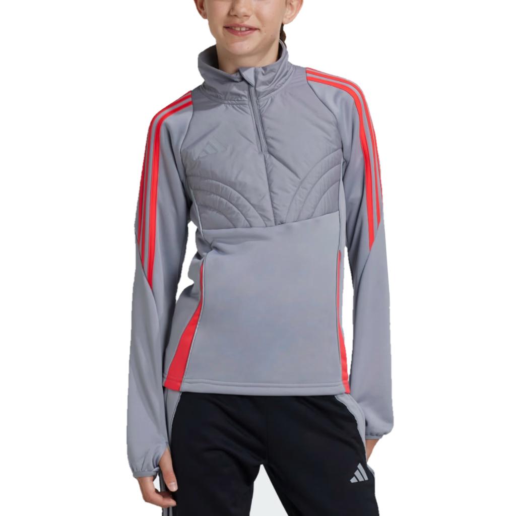 adidas Sweatshirt Tiro 24 Light Agate/Shock Red Children Aged 3 7 Years Old IY0135