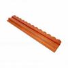 Wooden Mahjong Rack with Pusher 17 Inch Magnetic Scalloped Mahjong Tile Holder for Tiles Sorting and Gaming