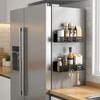 1/2PCS Iron Magnetic Spice Rack Wall Mounted Refrigerator Organizer Durable Seasoning Holder  Home