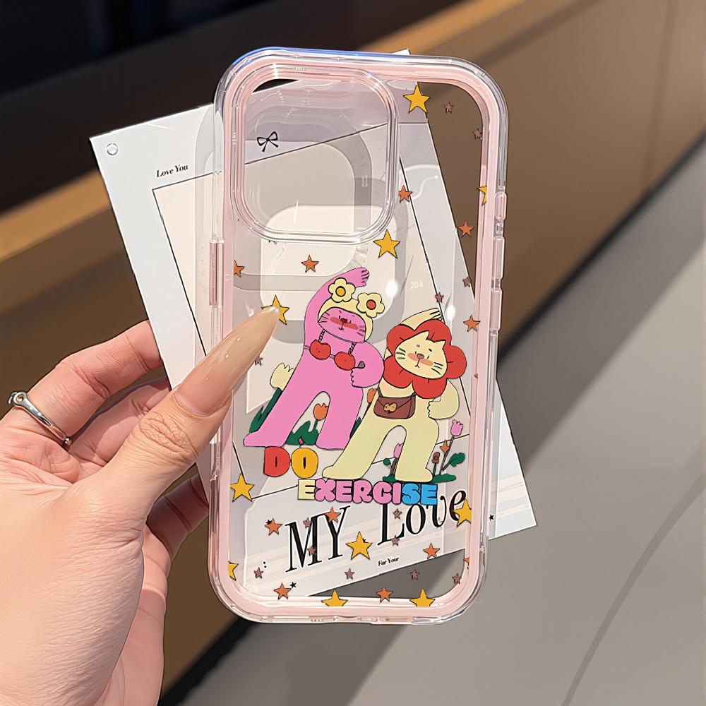Painted Phone Case for iPhone 17 11 12 13 14 15 16 iPhone 17 12 13 14 15 16 Pro 17 12 13 14 15 16 Pro Max  High Quality Painted Animal Cute Phone Case