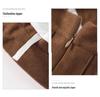 Wool Pocket Pleated Skirt for Women - High Waist, Thick, Retro, Short Skirt for Autumn & Winter