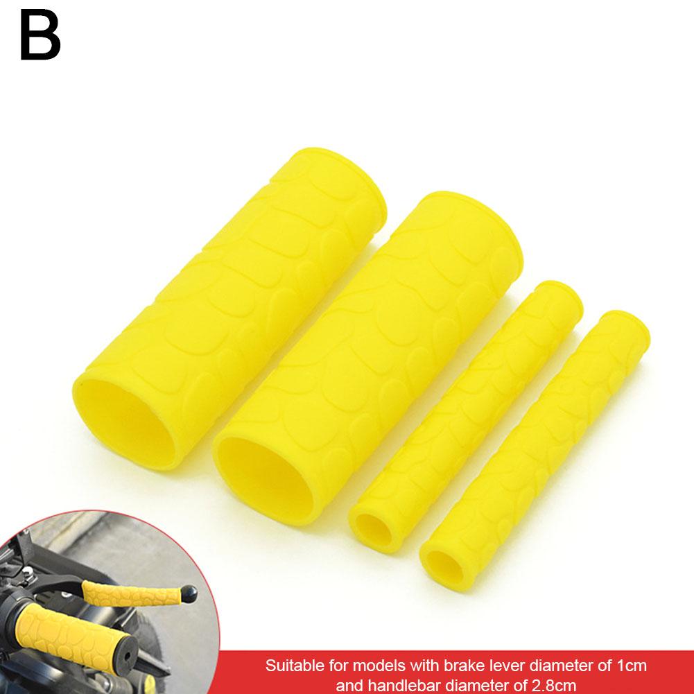 Universal Motorcycle Non-slip Heat Shrink Handlebar Grip Grips Rubber Grip Motorcycle Brake Cover Cover Glove X0A7