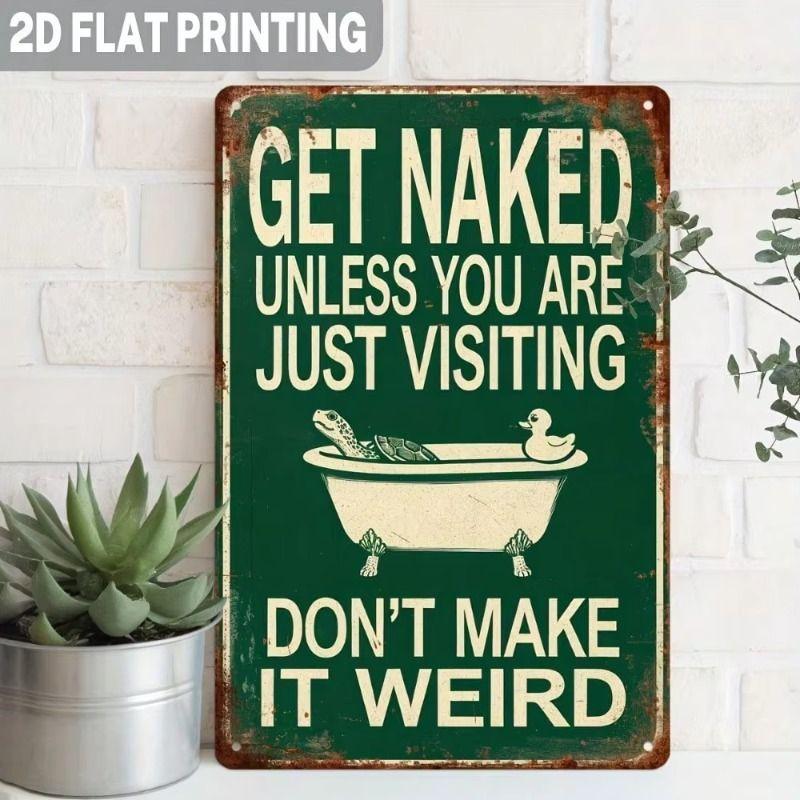 Retro Metal Sign Tin Poster Wall Art Home Decor for Living Room Balcony