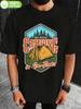 [Mix Pho]100% Cotton Camping T-shirt- Sex While Camping Is In-Tents Design