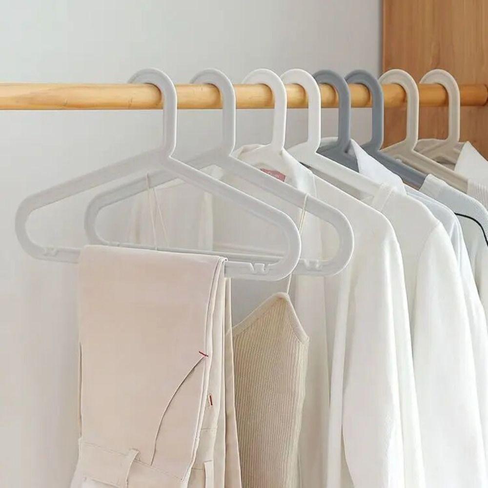 10Pcs Plastic Clothes Drying Rack Nordic Style Clothes Display Hangers Baby Hangers  Closet