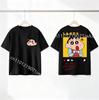 Summer Kids Clothes Anime Colour Tops Crayons Shin-chan Children Front Back Print T Shirt Kawaii Boy Girl Short Sleeve Tee Shirt