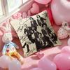 Band R-Rbd R-Rebelde Pillow Case Natural Linen Organic Fabric Double-Sided Printing Sofa Home Decor Gift Cushion Cover