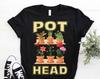 Gardening Potted Succulent Plant Pot Head Gardener Garden Funny Cute T-Shirt, Plants Lover Gardeners Gifts, Succa Cactus, Mom Mother's Day,