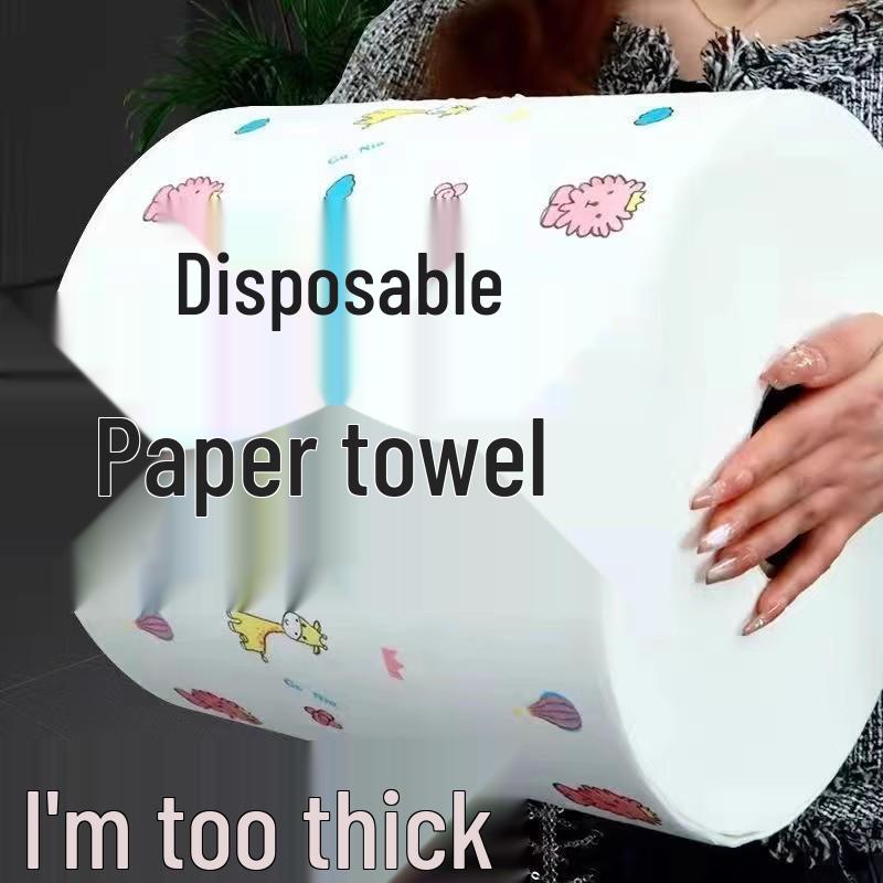 Multipurpose Kitchen Paper Towels: Wet & Dry Disposable Cleaning Cloth - Absorbent, Non-Stick