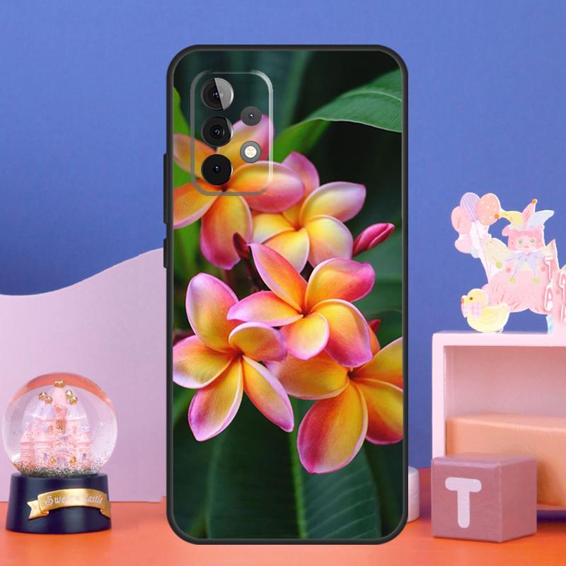 

Frangipani Flowers Case For Samsung Galaxy A17 A06 A16 A26 A36 A56 A55 A35 A15 A32 A52 A13 A33 A53 A14 A34 A54 Samsung A13 4G