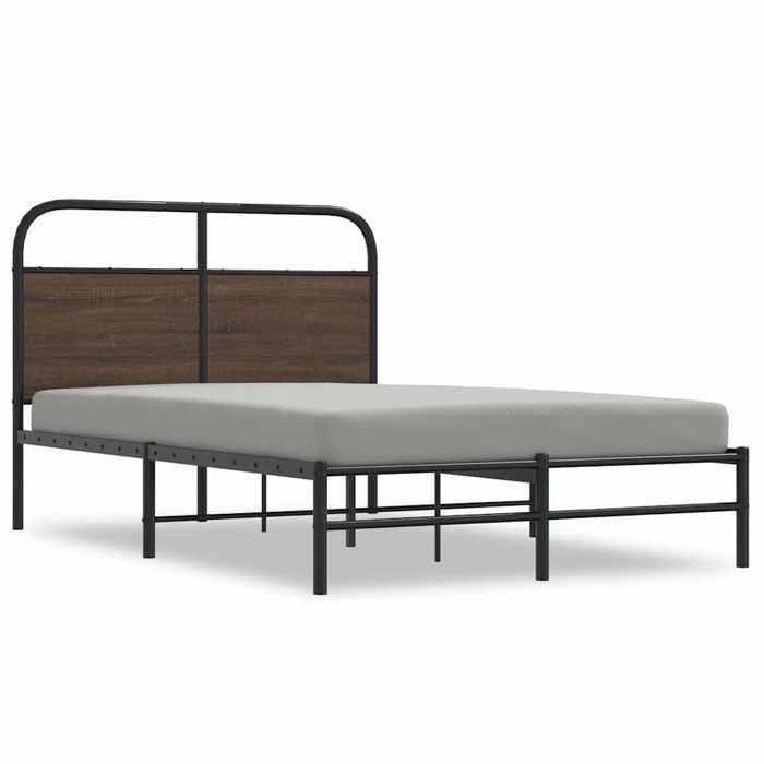 VidaXL Bed Frames Without Mattress 120x200 Cm Brown Oak 4100462