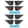 4PCS Carbon Faser Auto Innen Tür Griff Schüssel Abdeckungen Auto Aufkleber Auto Zubehör Für Mercedes Benz C Klasse W205 c180 C200 GLC
