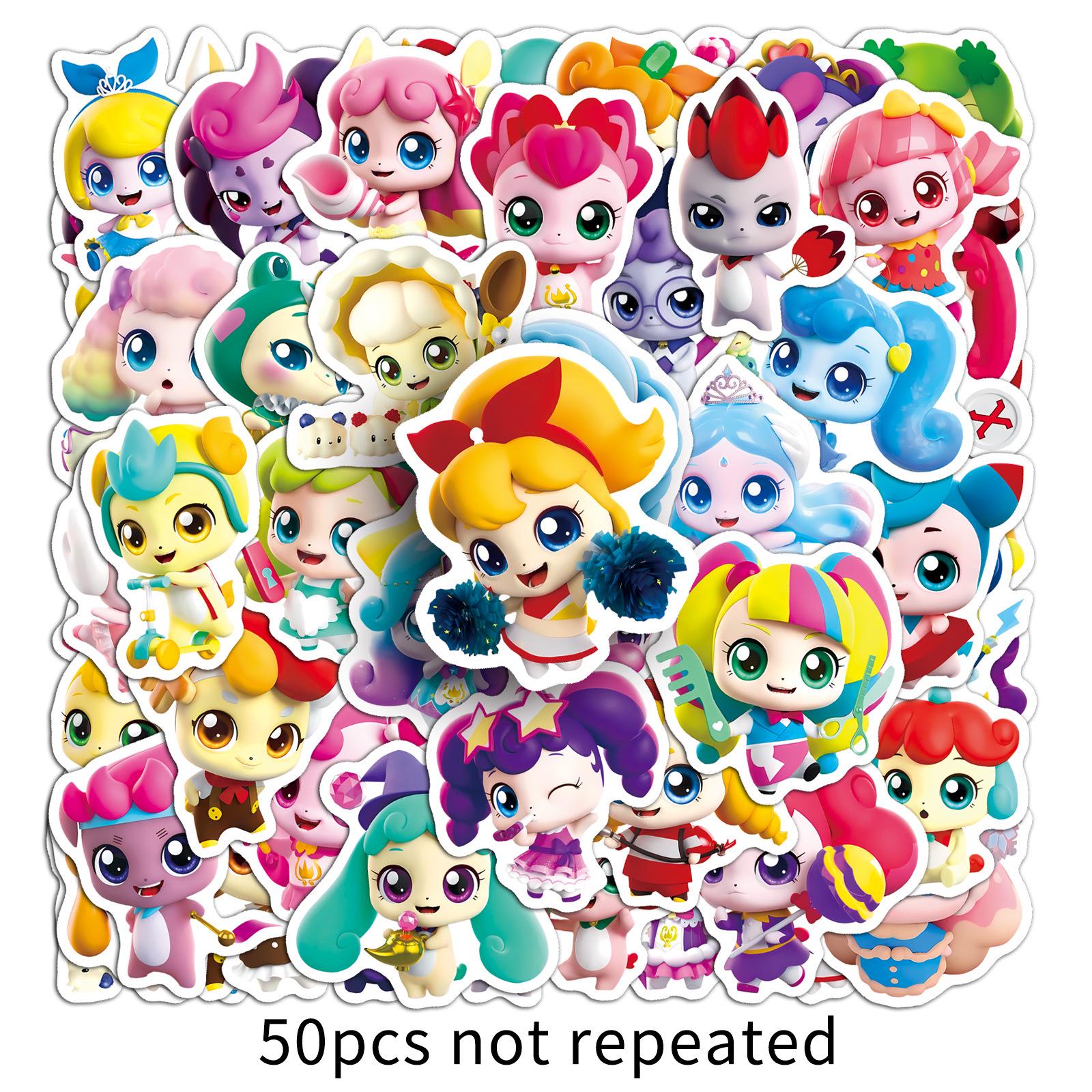 

50PCS Creative Cartoon Trendy Fun Decorative Stickers for Notebook, Luggage, Guitar