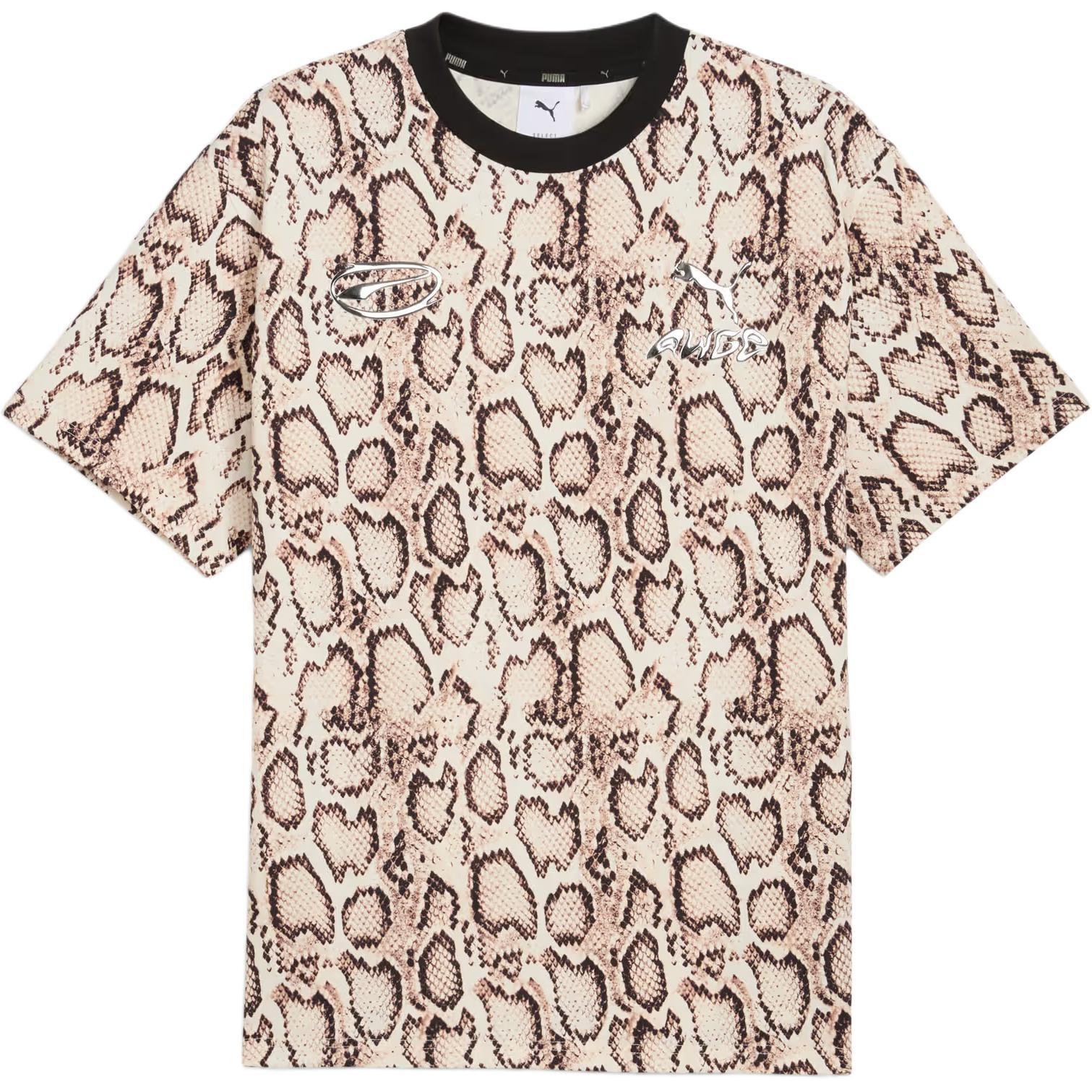 PUMA x A$AP ROCKY Snake Skin T-Shirt  Frosted Ivory AOP  Men s 635239-36 L