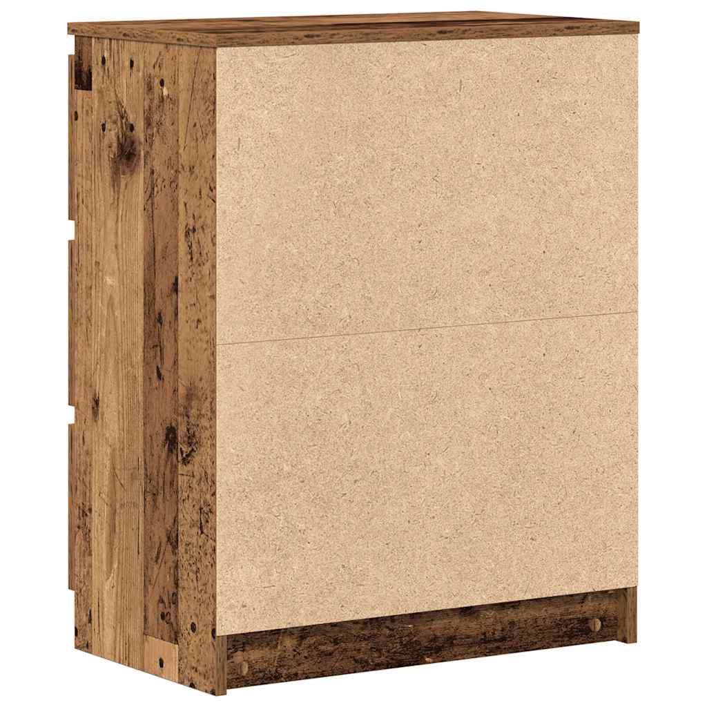 Sideboard in Rustic Wood Look 60 x 35 x 76 cm Engineered Wood