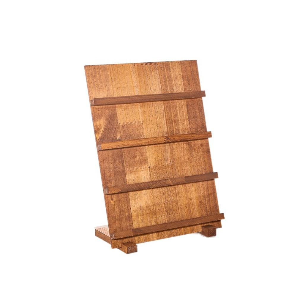3/4/5 Layer Wooden Nail Art Stand Large-capacity Multi-functional Earring Necklace Display Rack Smooth Space Saving