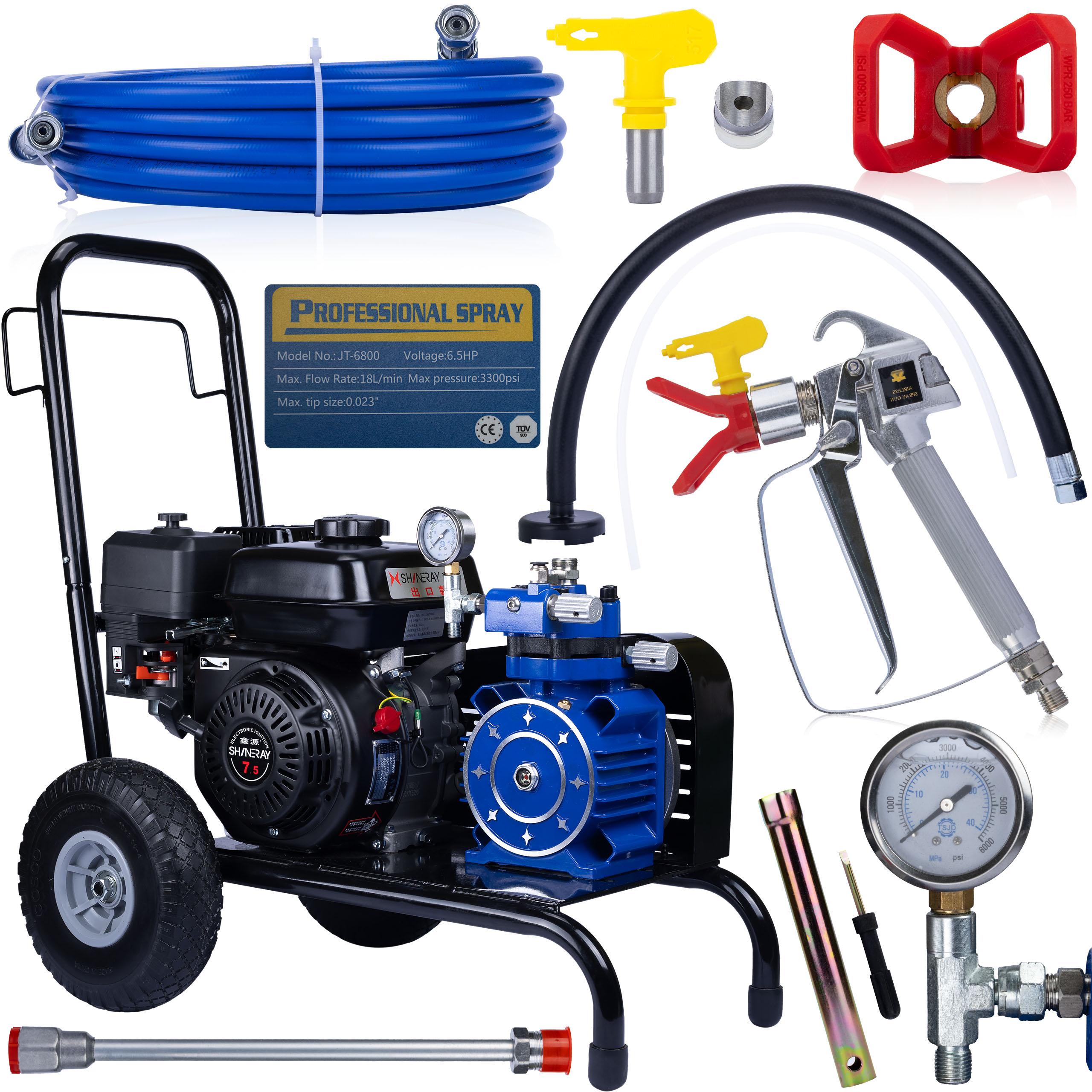 Rosfix Blue Agregat Malarski Spalinowy Strong Hurricane 1690 Bsh01 – 6.5Hp, 22Mpa, 18L/Min | Stal Nierdzewna | Mobilny I Wszechstronny