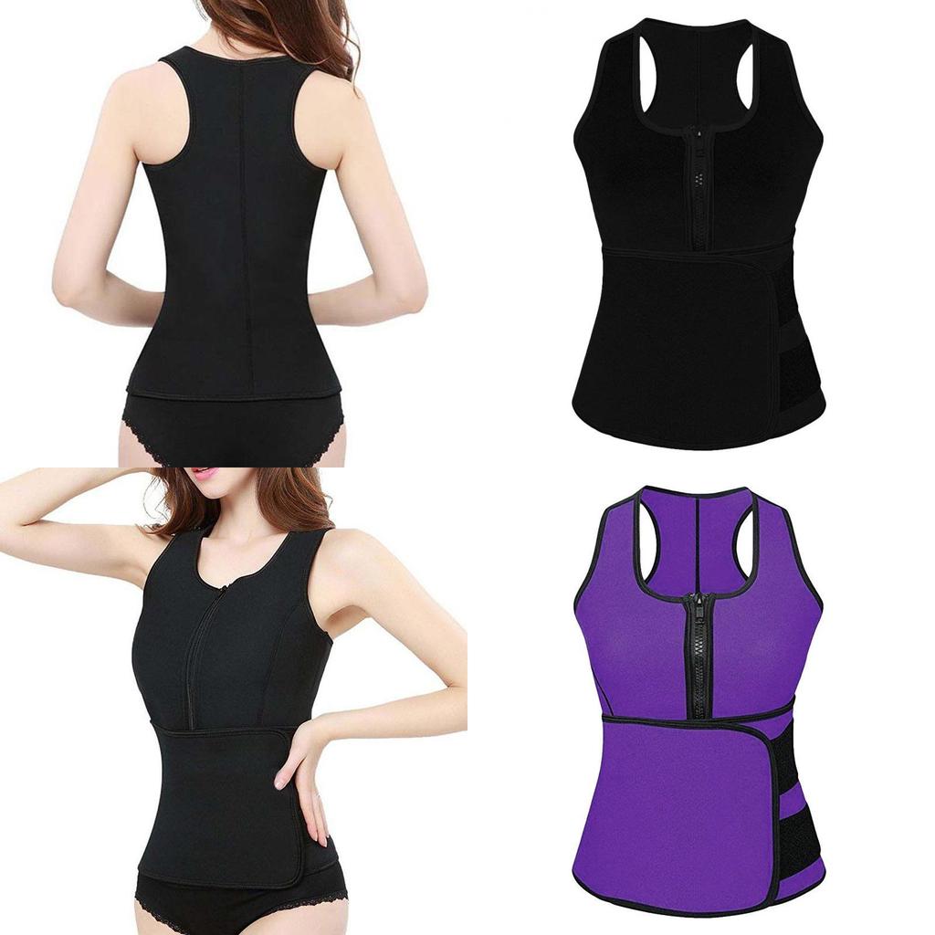 Premium Gym Workout Slimming Women Waist Trainer Vest With Adjustable Sweat Belt For Ultimate Body Shaping
