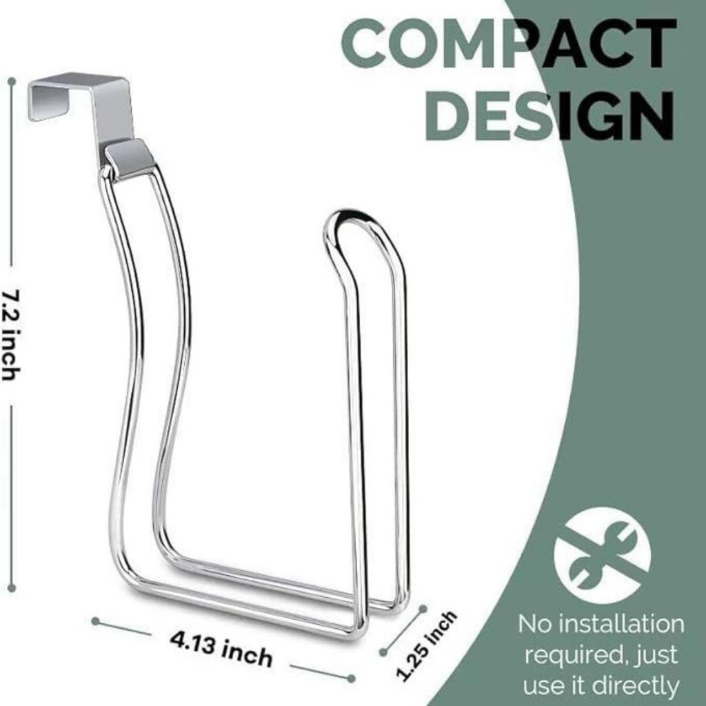 Toilet Paper Holder Over The Tank Toilet Paper Holder Stand Bathroom Metal Toilet Paper Holder Dispenser Reserve for Bathroom Storage Organization