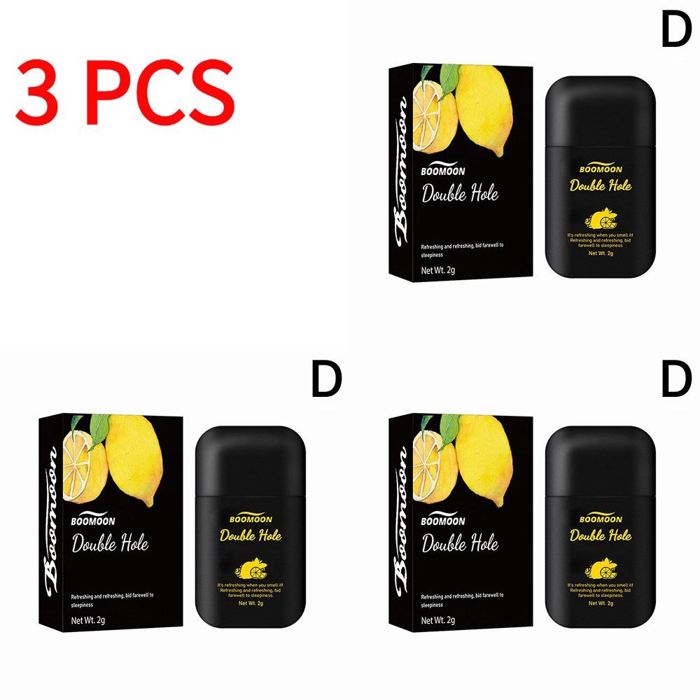 1/3/4PCS New High-end Vital Refreshing Energizing Aromatherapy Nasal Inhaler Fruit Essential Oils Boost Work Focus & Energy