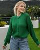 Women's Chunky Knit Long Sleeve Cardigan Sweater, Button-up, Round Neck, Autumn Fashion 2025, New Style.