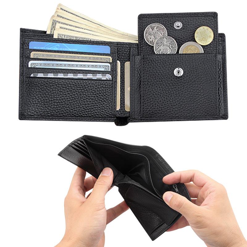 Men's Wallet Short Wallet Large-capacity Multi-Cards Men's Horizontal Wallet Wallet