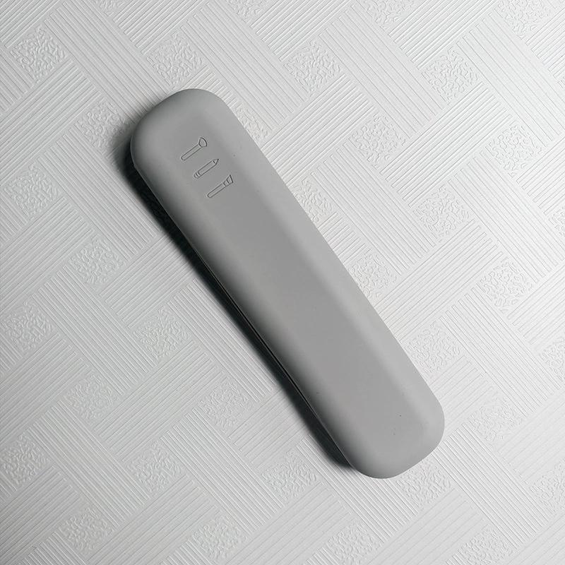 

Силиконовый чехол для хранения кистей для макияжа, водонепроницаемый держатель для кистей для макияжа, магнитная портативная косметичка, многоцелевая, бесплатная доставка серый