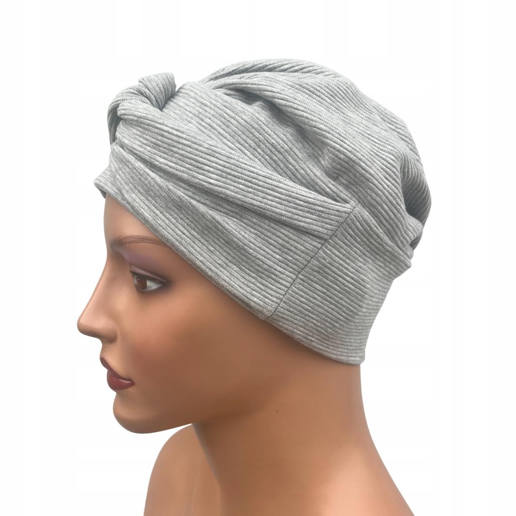 Sara Women' Turban in Pigeon Color Made of Cotton, Also After Chemotherapy