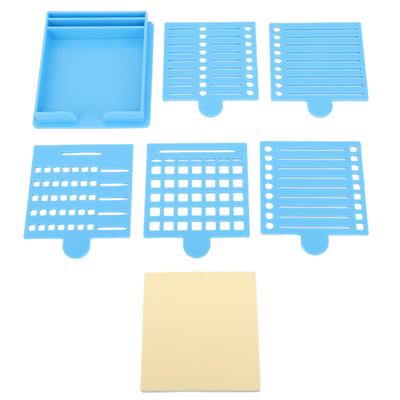 Haftnotiz-Schablone Wiederverwendbarer ABS-Haftnotizhalter Memo-Pad-Organizer für Schule Büro