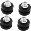 For Trunk Dirt Bike Pads Spacers 4Pcs Bushing Pad Motorbike Supply Rear Luggage Case Pad For Trunk Bracket Base Plate