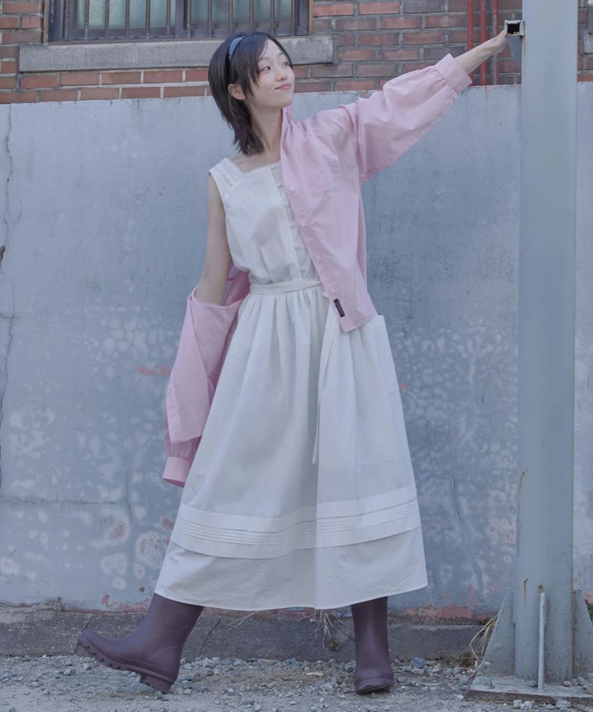 Lagpiswiwedeoweeo Cotton Eyelet Dress - White
