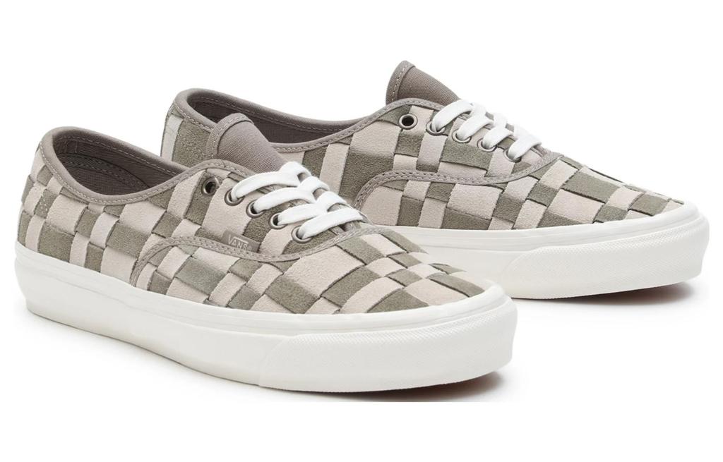 Authentische Vans 44 Dx 'Woven Check - Braun Khaki' VN0A4BVYBKL