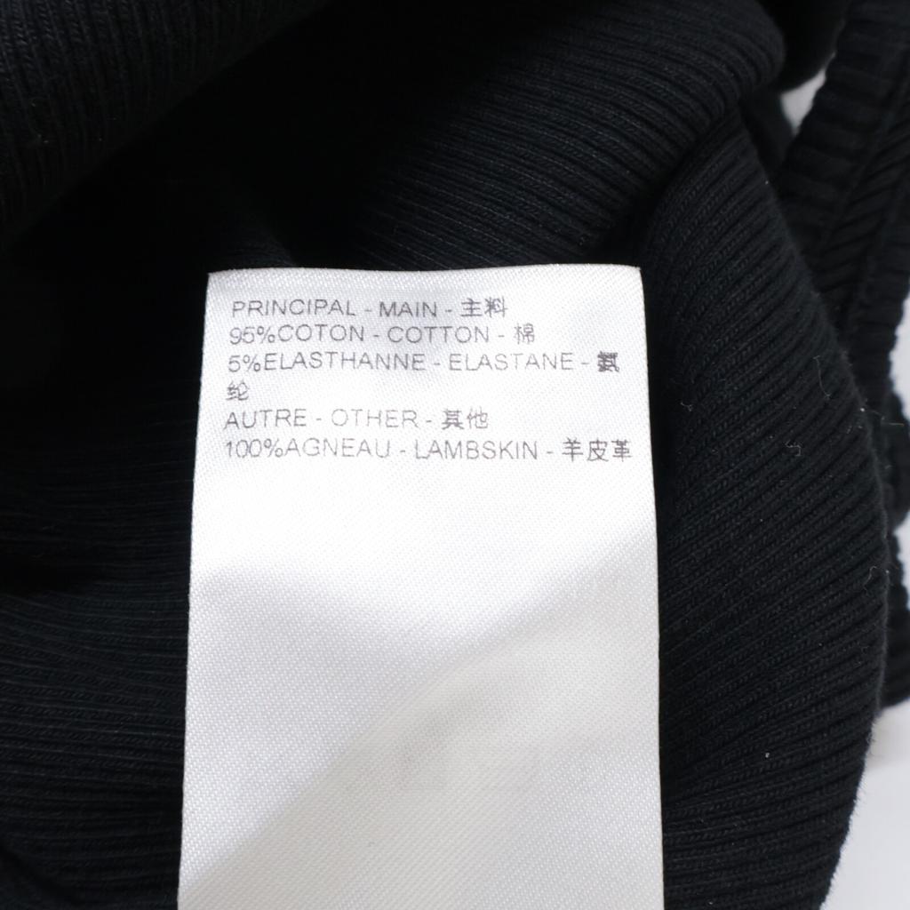 Louis Vuitton [Domestic Regular/24 Stainless Steel] RW241WW GXW FQJD12 Eyelet Tab Dress/ Dress XS blackUsed