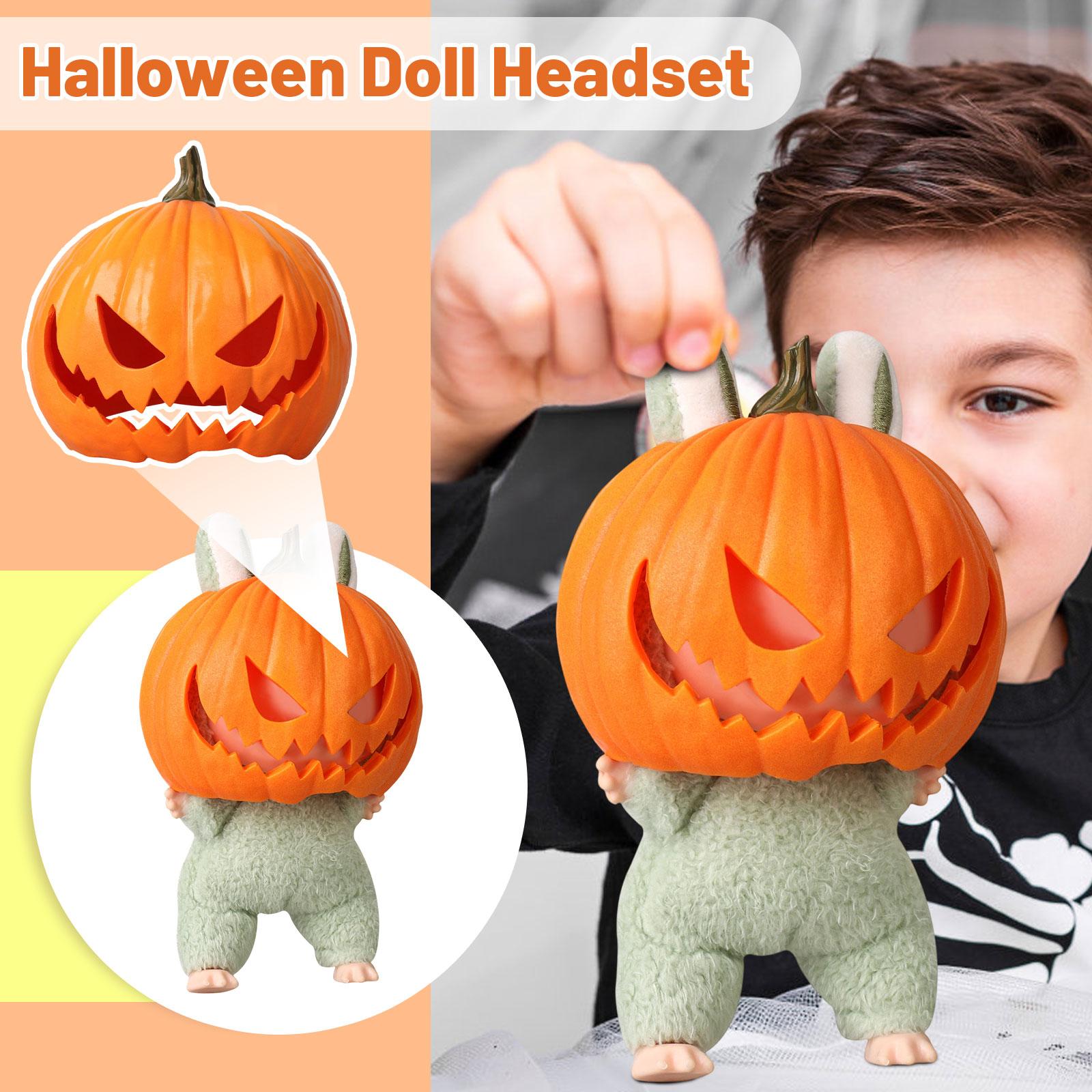 

Creative And Personalized Halloween Mask Doll Headgear Doll Dress Up One Size