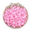Handmade Bracelet Beads Acrylic Large Hole Barrel Beads Pony Beads Weaving Handmade Diy Bracelet Plastic Beads Jewelry Accessories Beads Loose Beads