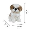 Creative Puppy Sculptures Simulation Dog Adornment Animal Statues Garden Ornament  Bedroom