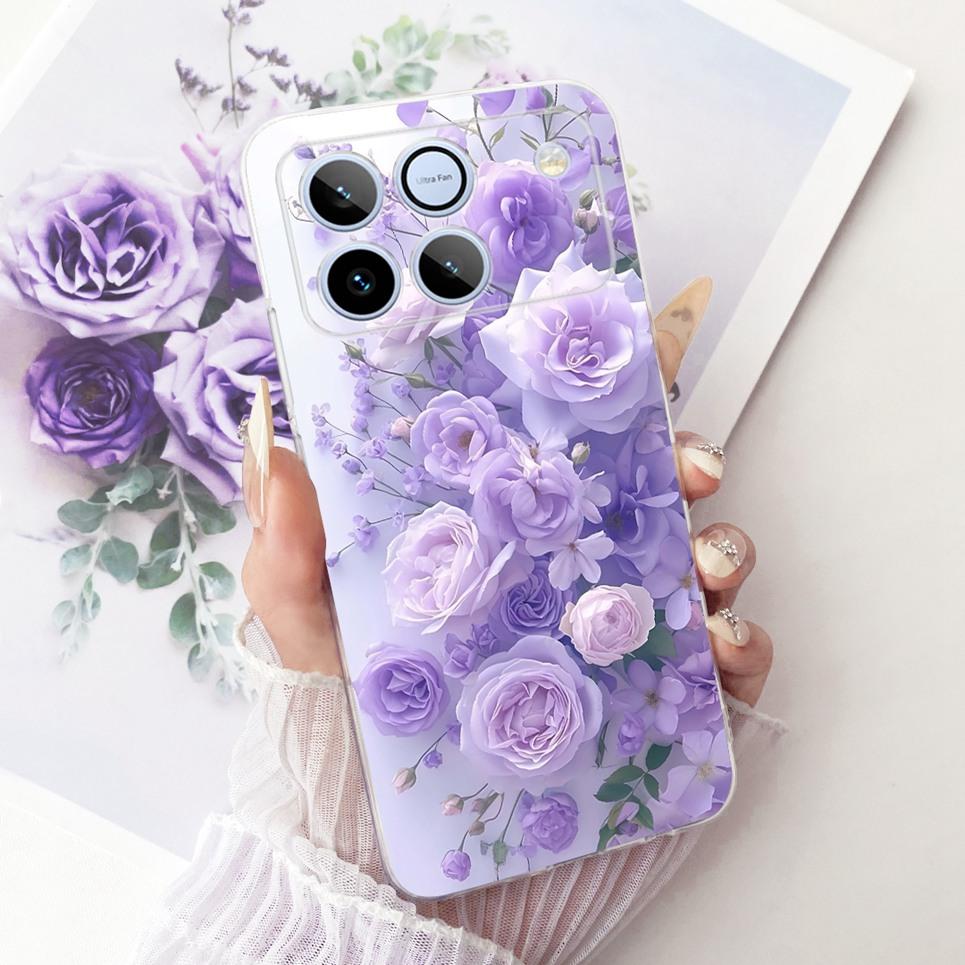 Flower Butterfly Luxury Girly Fashion Casing For Honor Win 5G AAP-AN00 Phone Case Soft Slim Clear Silicone TPU Back Cover