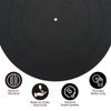 12in Anti-vibration Anti-static Silicone Pad Rubber LP Antislip Mat for Phonograph Turntable Vinyl Record Players Accessories