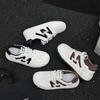 Leather round head white shoes women's new autumn platform versatile leisure sports