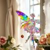 Simulation 2D Acrylic Pendants Sparkling Christmas Tree Decorations Car Rearview Mirror Charms Ornament for Holiday Decoration