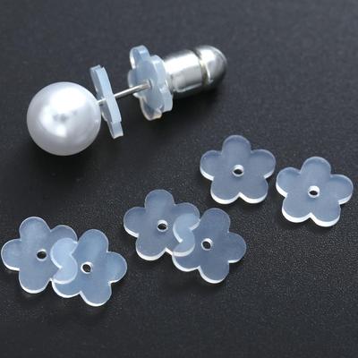 11pcs Earring Lobe Support Transparent Patch, Comfortable Silicone Earring Backrest, Anti-Drooping Earring Accessories