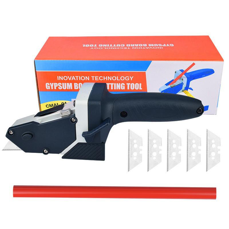 Multi Functional Gypsum Board Cutter Dedicated Board Drawing Line Locator Portable Woodworking Tape Measure Tool