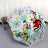 Disney Alice, Wonderland Automatic Open/Close Umbrella - Cute Umbrella with Cute Design, Portable 3-Fold Compact Umbrella for Men & Women, V