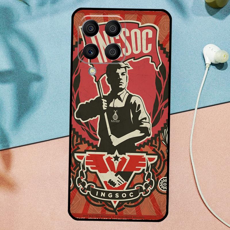 1984 George Orwell For Samsung Galaxy M53 M33 M11 M21 M31 M12 M13 M14 M15 M35 M34 M54 M32 M52 M06 M16 M55 Case