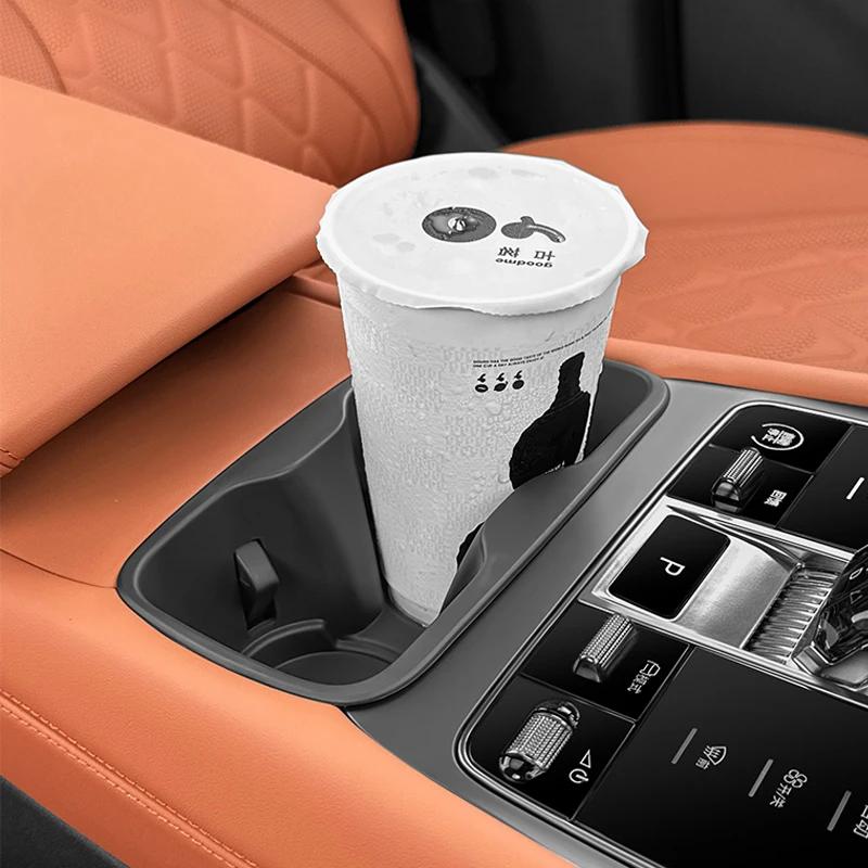 Cup Holder For BYD Sealion 7 2024 2025 Central Control Cup Holder ABS Interior Stowing Tidying Accessories For BYD Sealion 7